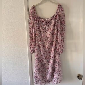 Aritzia Wilfred Jacqueline Floral Midi Dress